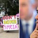 Opposition to strikes against Syria in Washington (Mandel Ngan/Getty Images); Barack Obama (Sergey Guneev/Getty Images)
